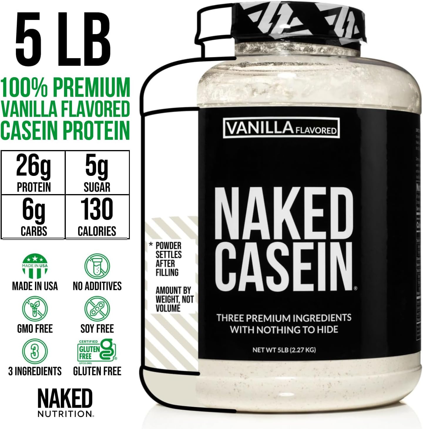 vanilla-micellar-casein-protein-powder---5-lb-bulk---gmo-gluten-soy-preservative-free---muscle-growth-recovery---61-servings-3
