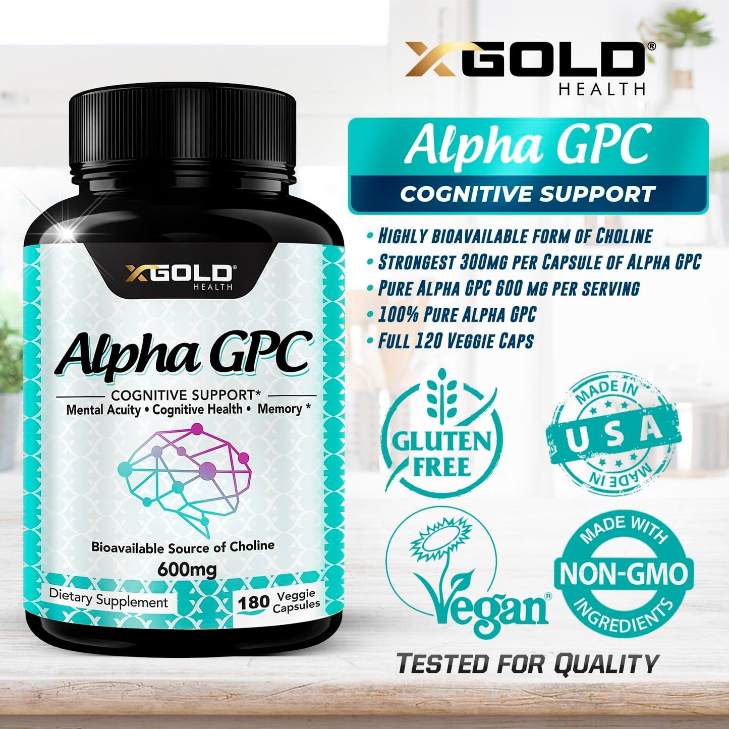 highly-purified-alpha-gpc-choline-supplement-600mg---cognitive-enhancer-nootropic-for-memory-brain-function---180-veggie-capsules---boosts-focus-mood---x-gold-health-4