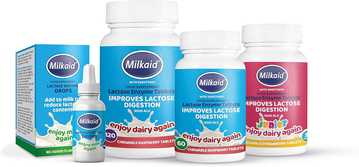 lactase-enzyme-drops-tablets-for-lactose-intolerance-relief---prevents-gas-bloating-diarrhea---dairy-digestive-supplement---05-fl-oz-120-raspberry-flavored-tablets-2