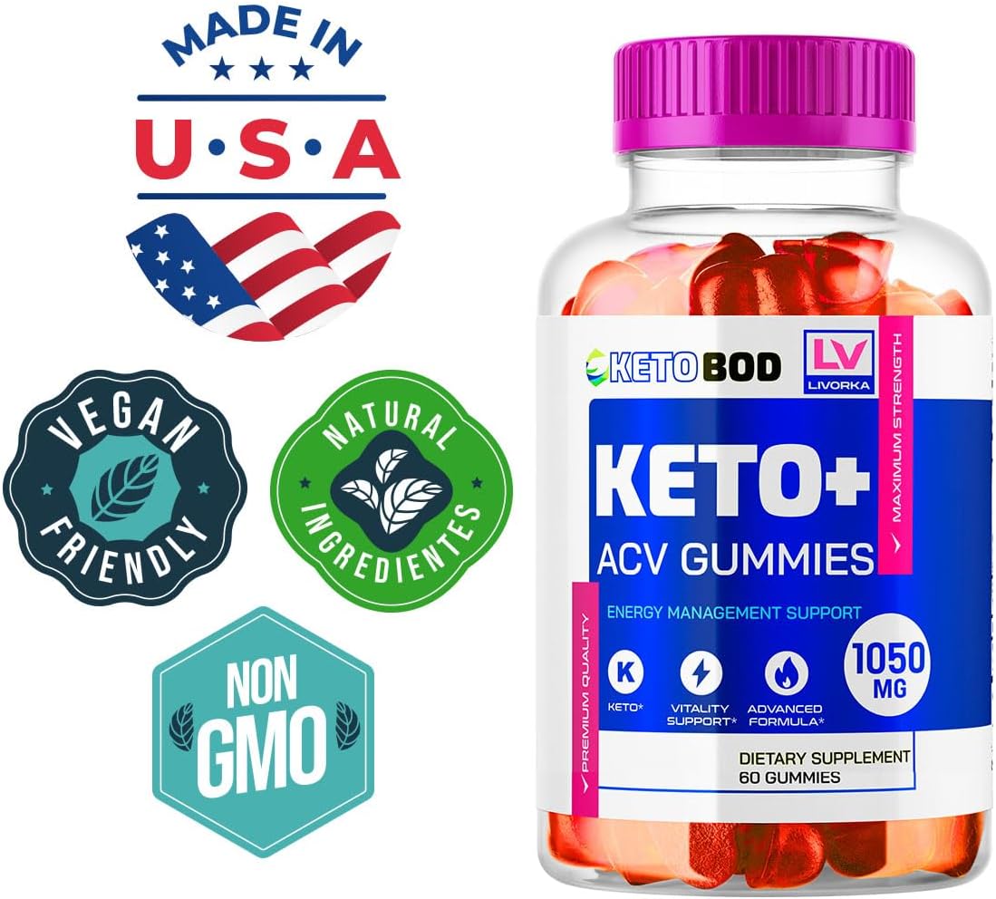 3 Pack Keto Bod ACV Gummies - 180 Gummies for 3 Months Supply - Keto Body and KetoBod ACV Gummies - Espot.com.au