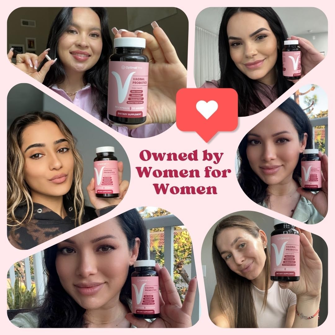 Women's Vaginal Probiotic Supplement with Prebiotics, Cranberry Extract, and Lactobacillus Blend - 180 Capsules for Vaginal Health, Odor Control, pH Balance - Pack of 3 - Espot.com.au