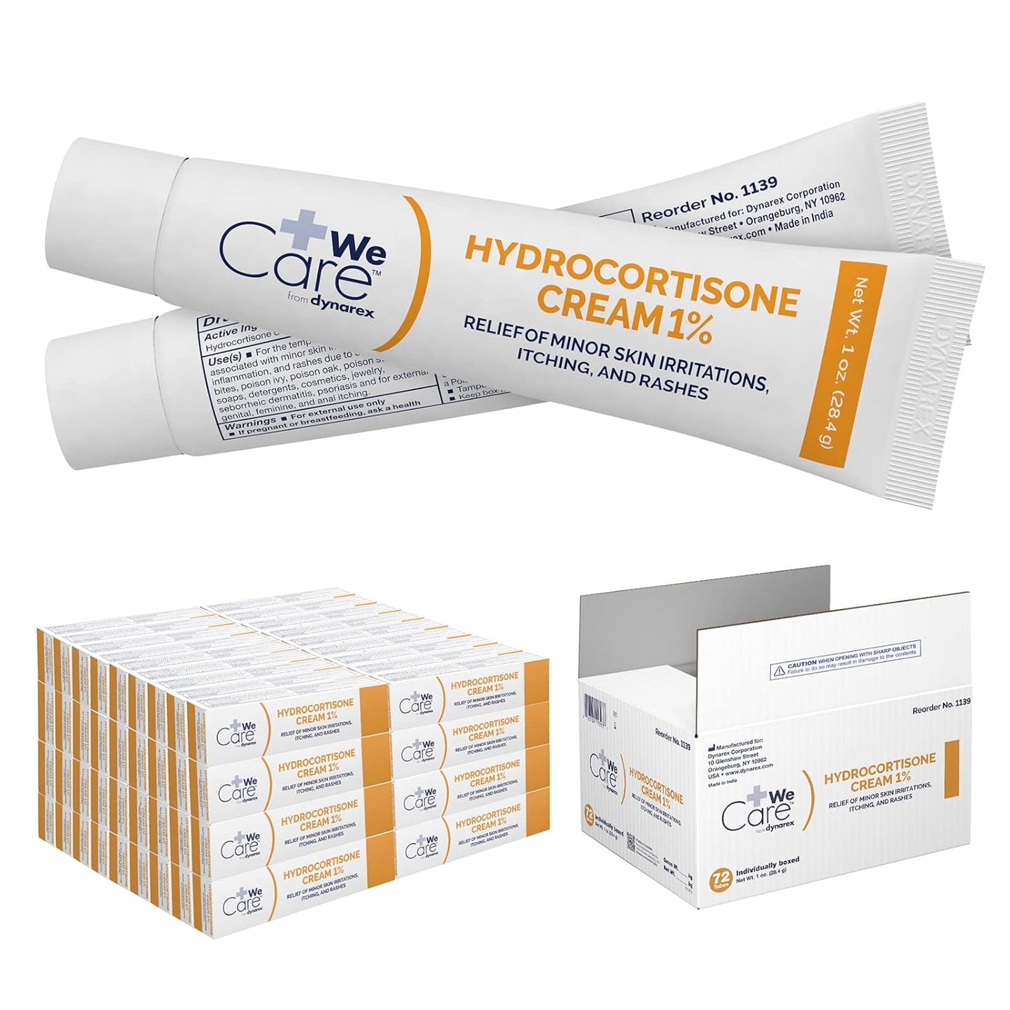 72-pack-dynarex-hydrocortisone-cream---topical-anti-itch-ointment-for-minor-skin-itching-rash-irritation---1oz-tubes-1