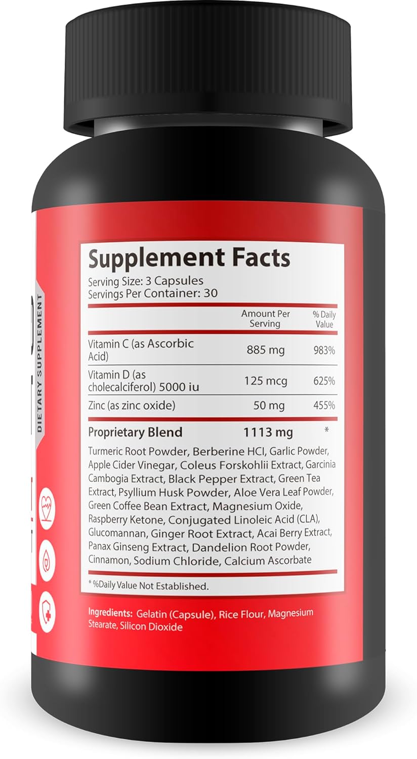 Advanced Glucose Support Supplement with Turmeric & Berberine for Blood Sugar Health - True You Health 11 Second Secret Sugar Support Formula - Espot.com.au