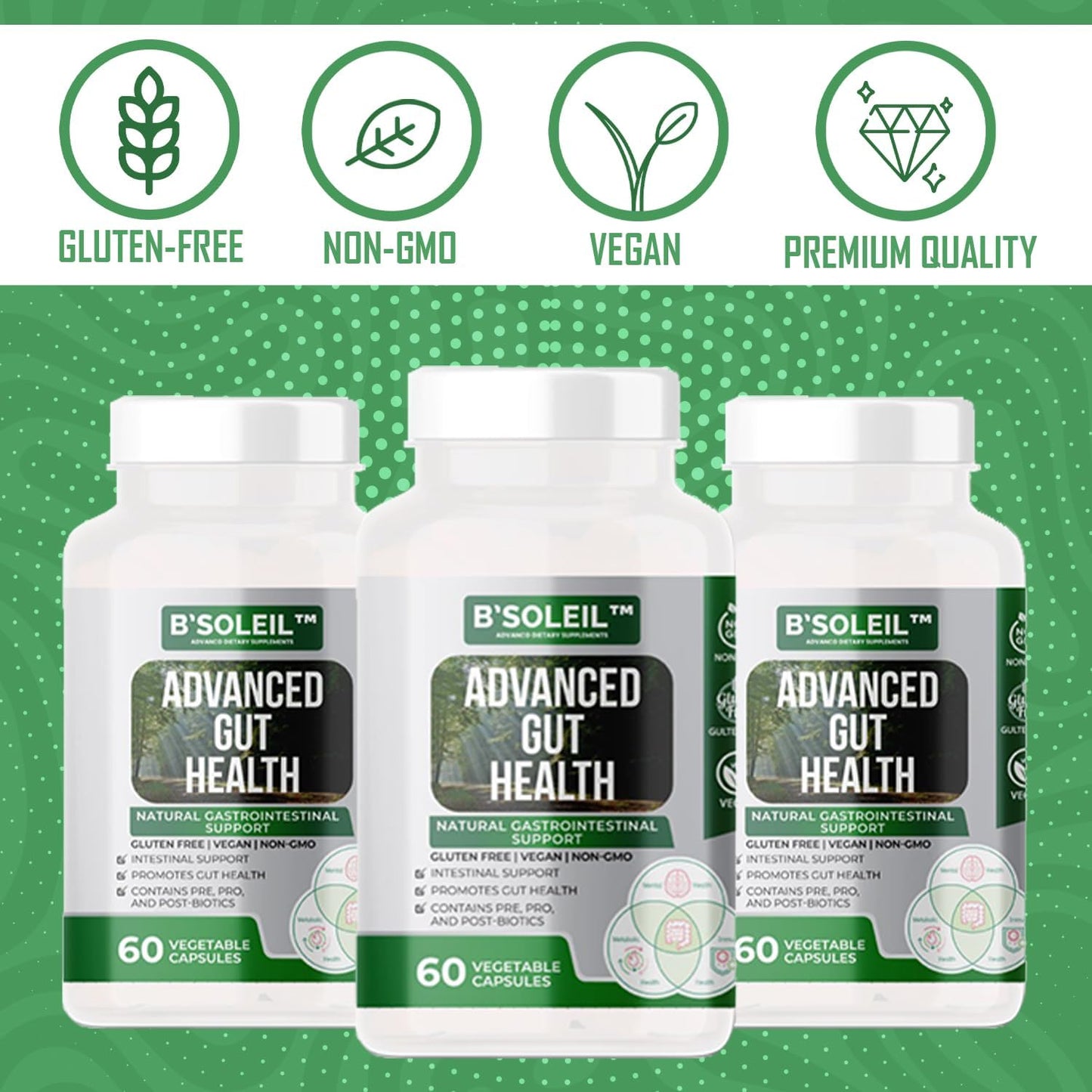 bsoleil-advanced-gut-health-probiotics-trio---3-pack-with-pre-pro-post-biotics---natural-gastrointestinal-support---gluten-free-vegan-non-gmo---25-billion-cfu---60-capsules-per-pack-4