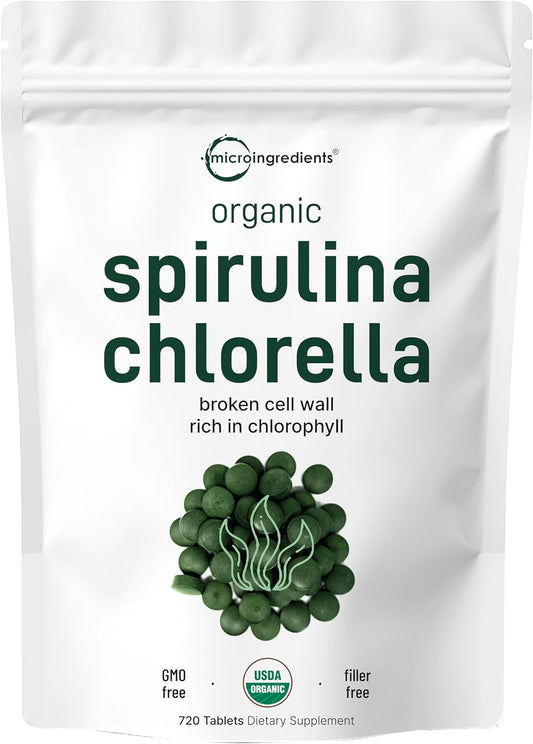 organic-chlorella-spirulina-tablets-3000mg---720-count---4-month-supply---superfood-blend---vegan-protein-chlorophyll---no-additives-1