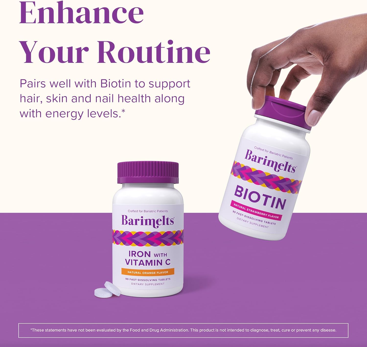 fast-dissolving-iron-with-vitamin-c-tablets---90-count---sugar-free-bariatric-supplement-for-women-natural-orange-flavor---30-day-supply-7