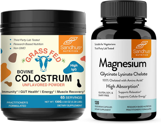 sandhus-bovine-colostrum-powder-with-magnesium-glycinate-lysinate-capsules---supports-gut-health-immune-system-and-sleep-1