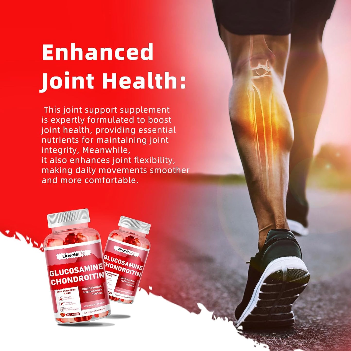 extra-strength-glucosamine-chondroitin-gummies-with-msm-elderberry---joint-immune-support-for-adults---90-strawberry-gummies-5