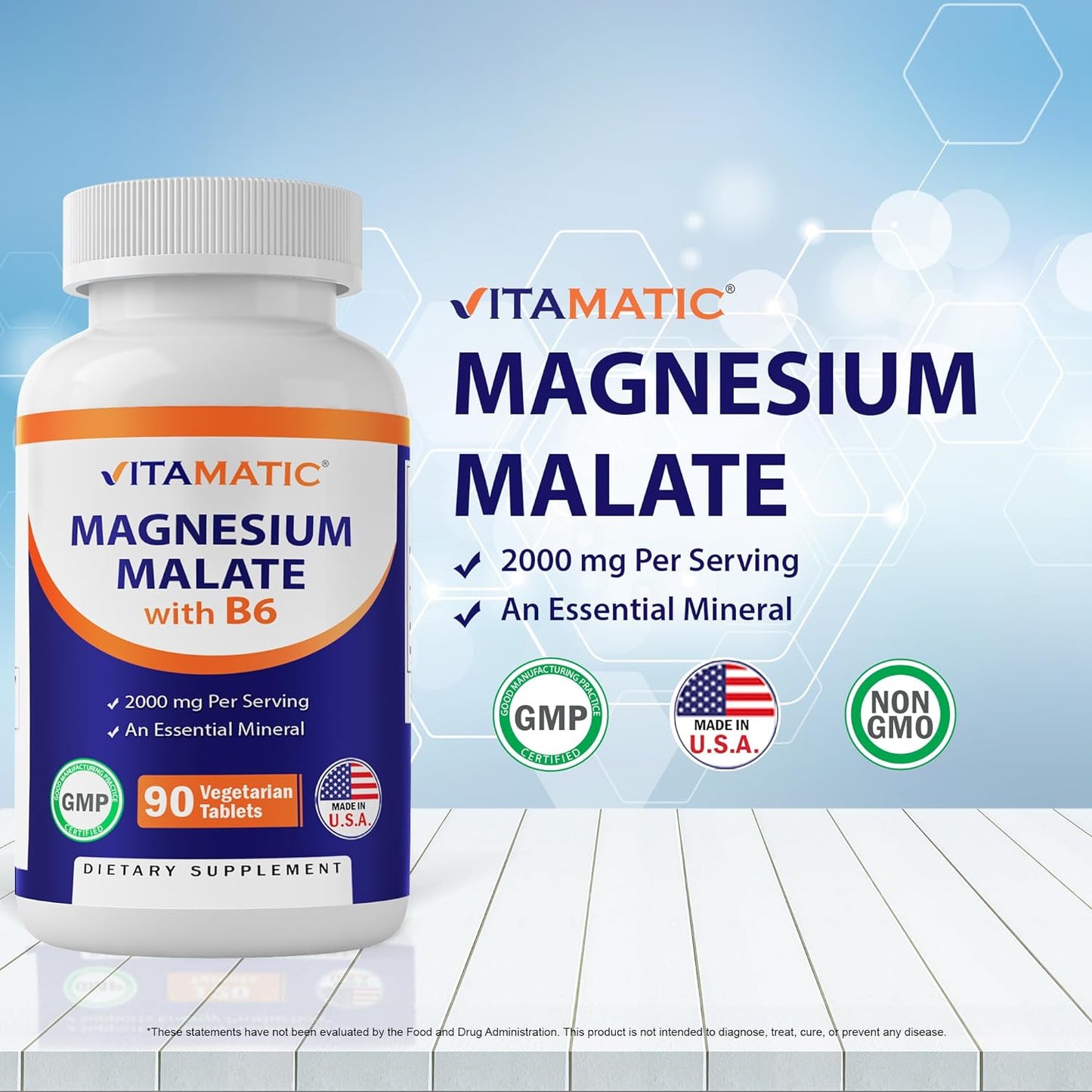 2-bottles-of-vitamatic-magnesium-malate-2000mg---90-vegetarian-tablets-with-added-b6---supports-muscle-joint-and-heart-health---maximum-absorption-formula-3