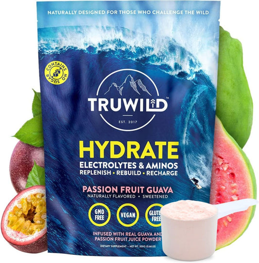 vegan-electrolyte-amino-acid-recovery-drink-powder---natural-hydration-with-zero-sugar-magnesium-for-post-workout-muscle-support---passionfruit-guava-flavor-1