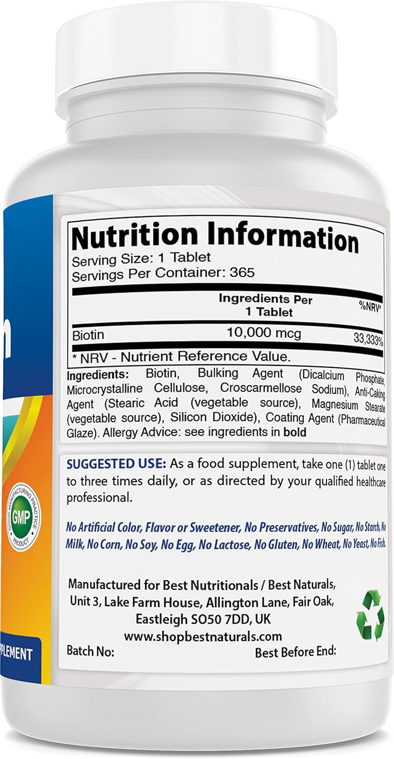 365-tablets-of-best-naturals-biotin-vitamin-b7-10000-mcg-for-hair-skin-and-nail-health---pack-of-1-2