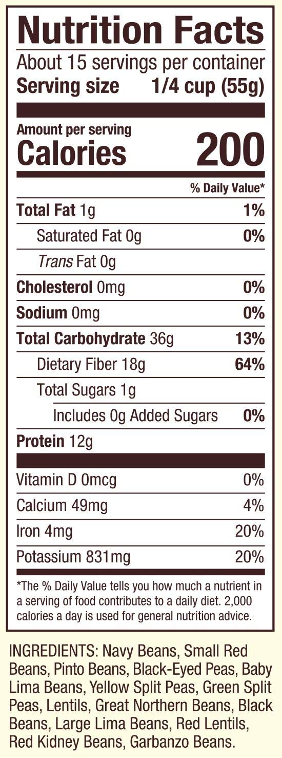bobs-red-mill-13-bean-soup-mix---29-oz-pack-of-4---high-quality-soup-mix-with-13-varieties-of-beans-for-a-delicious-and-nutritious-meal-4