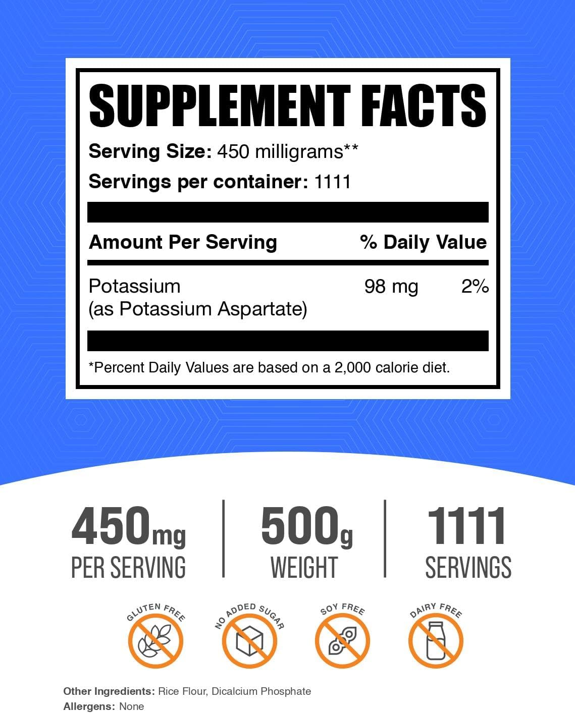 high-quality-potassium-aspartate-powder-supplement---gluten-free-450mg-potassium-per-serving---500g-11-lbs---bulksupplementscom-2