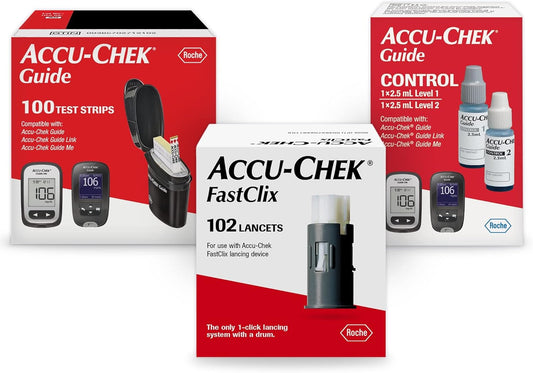 accu-chek-fastclix-diabetes-blood-sugar-test-kit-102-lancets-100-test-strips-control-solution---glucose-monitoring-for-diabetics-packaging-may-vary-1