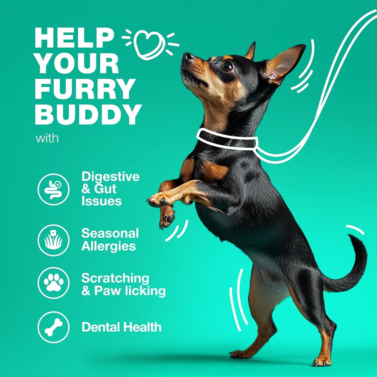 dog-probiotic-chews-for-gut-health-immunity-and-allergies---digestive-enzymes-for-itchy-skin-and-yeast-balance---coprophagia-deterrent---180-probiotic-treats-4