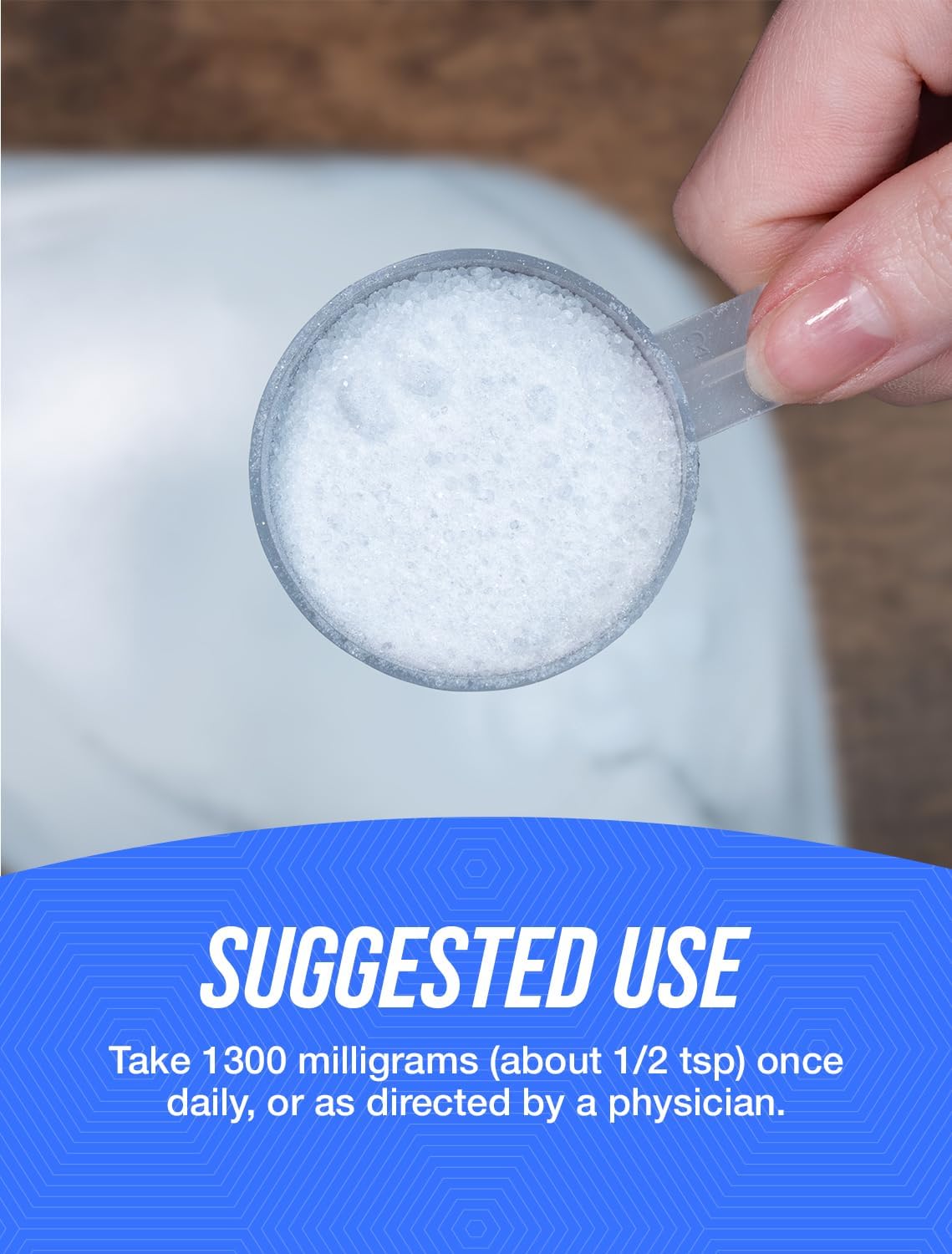 Potassium Bicarbonate Powder 100g - Food Grade Supplement with 1300mg per Serving - Pack of 1, 500mg Potassium - BulkSupplements.com - Espot.com.au
