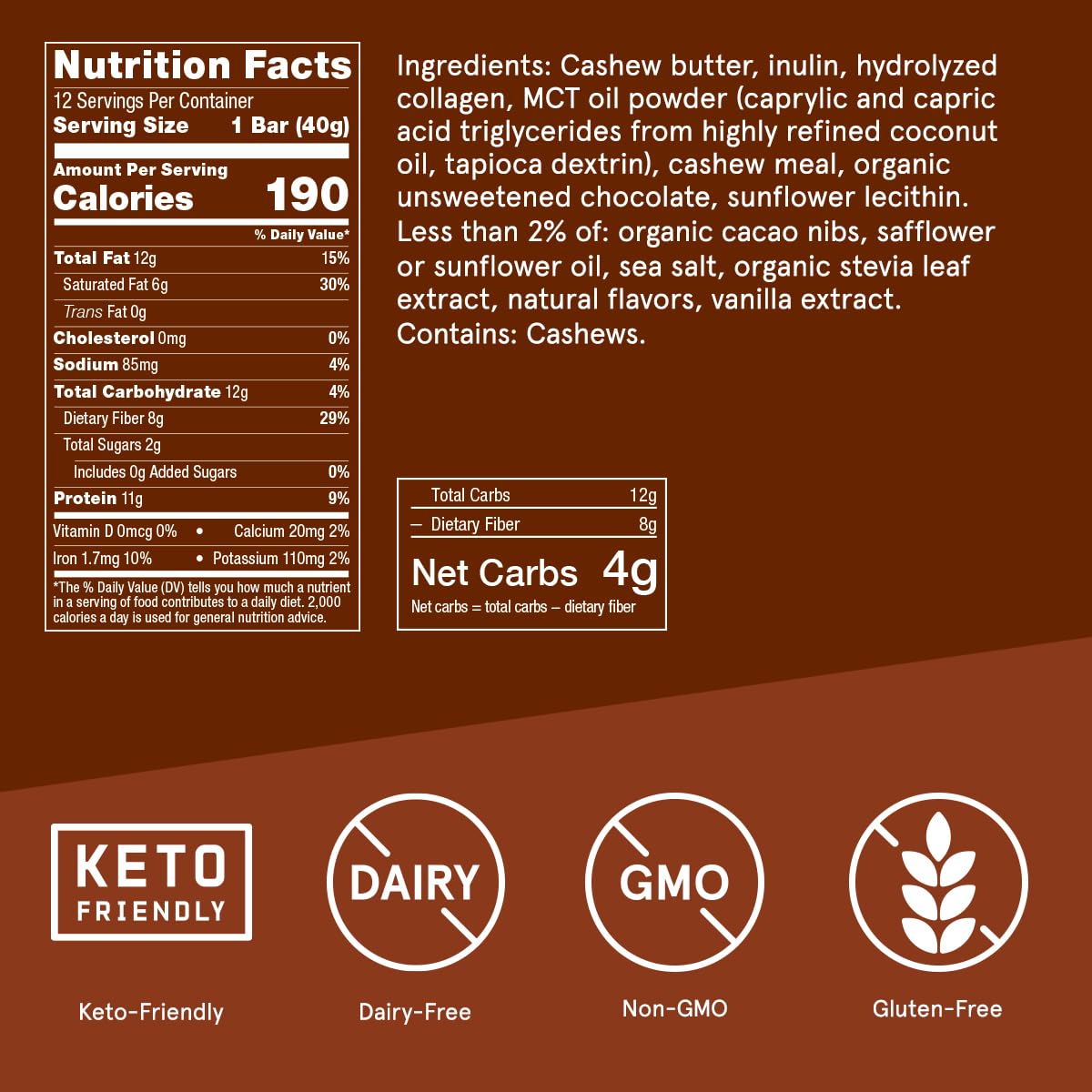 keto-friendly-collagen-protein-bars-with-mct-oil-grass-fed-collagen-and-no-added-sugar---pack-of-12-2