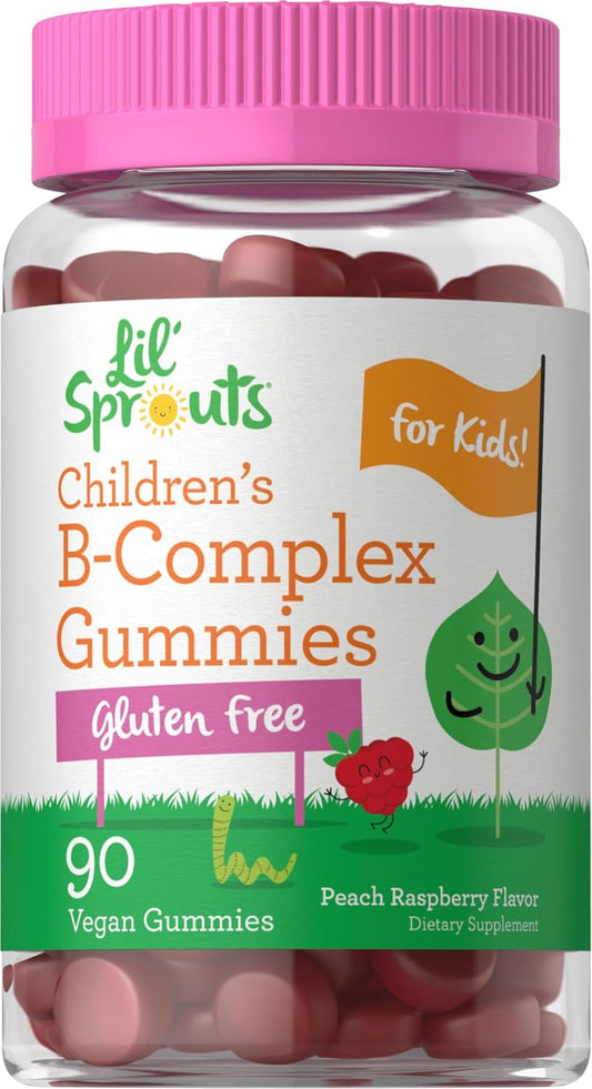 carlyle-kids-b-complex-gummies---90-count-peach-raspberry-flavor---non-gmo-gluten-free-vegan-supplement-for-lil-sprouts-1