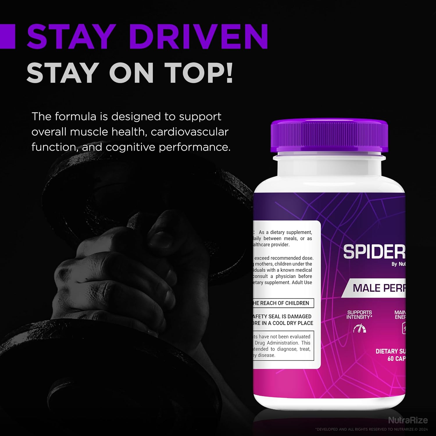 premium-nutrarize-spider-sense-pills-for-men---all-natural-male-capsules-for-energy-stamina-and-performance---spidersense-formula-review-60-capsules-5