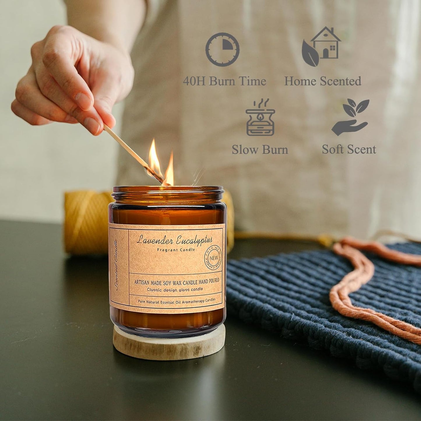7oz-lavender-eucalyptus-scented-candle-for-home-aromatherapy-soy-wax-gift-for-women---stress-relief-relaxation---birthday-valentines-day-gift-3