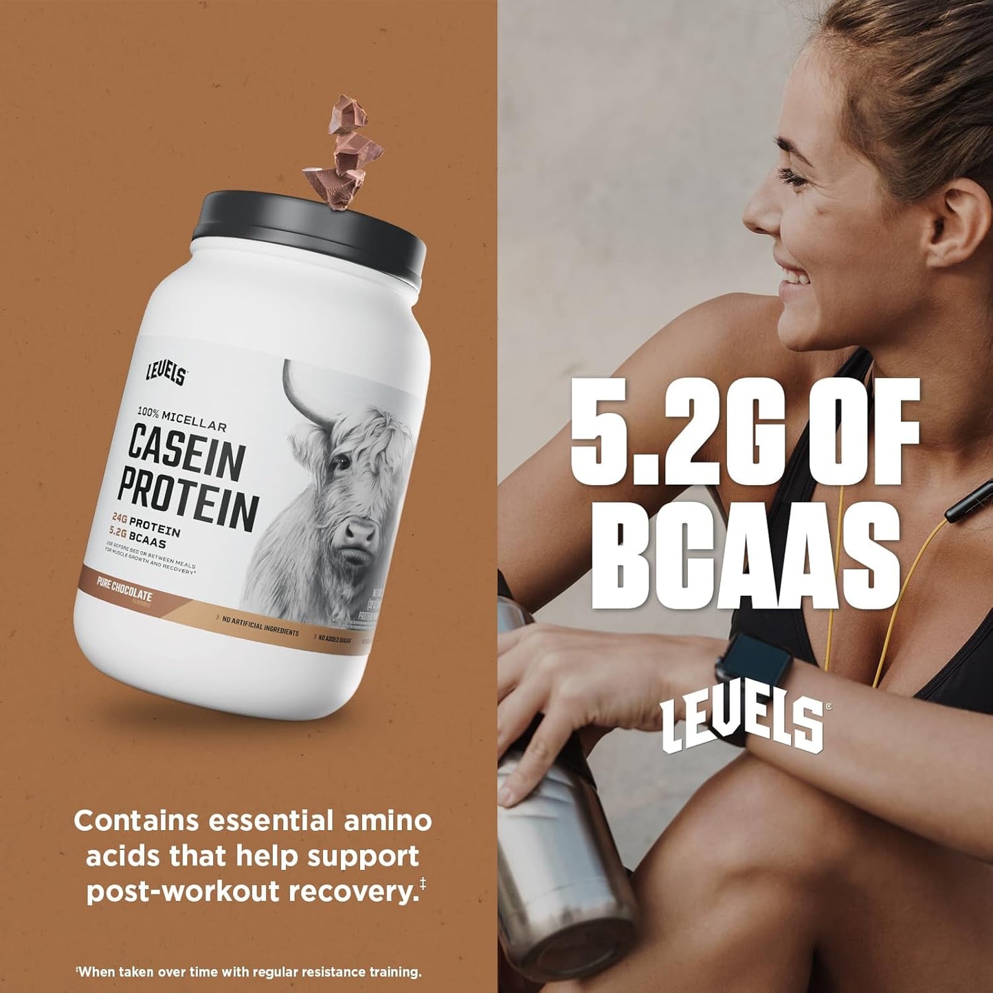 levels-nutrition-100-micellar-casein-protein-powder---hormone-free-chocolate-flavor---2lb-jar---premium-quality-supplement-for-muscle-recovery-and-growth-5