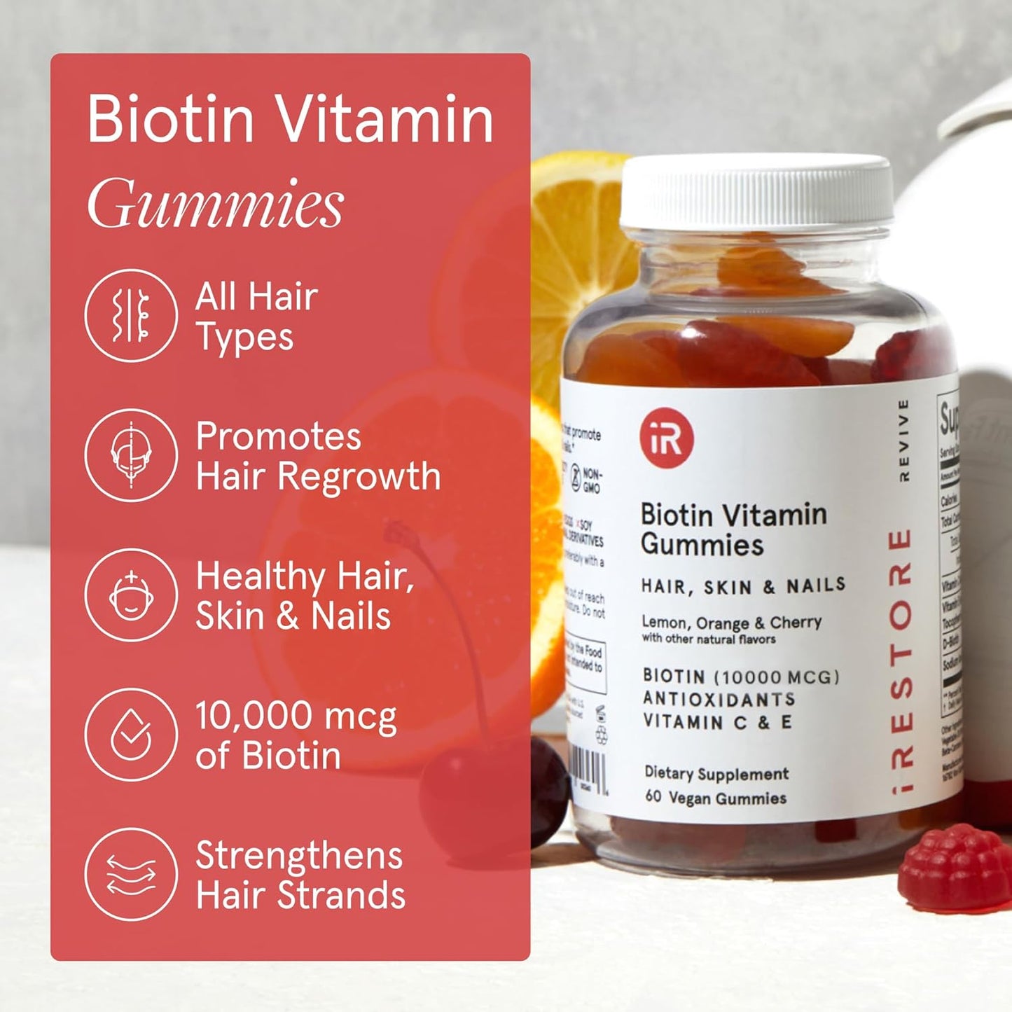 vegan-biotin-gummies-for-hair-growth-skin-nails---irestore-hair-vitamins-10000mcg---men-women-hair-gummies-8