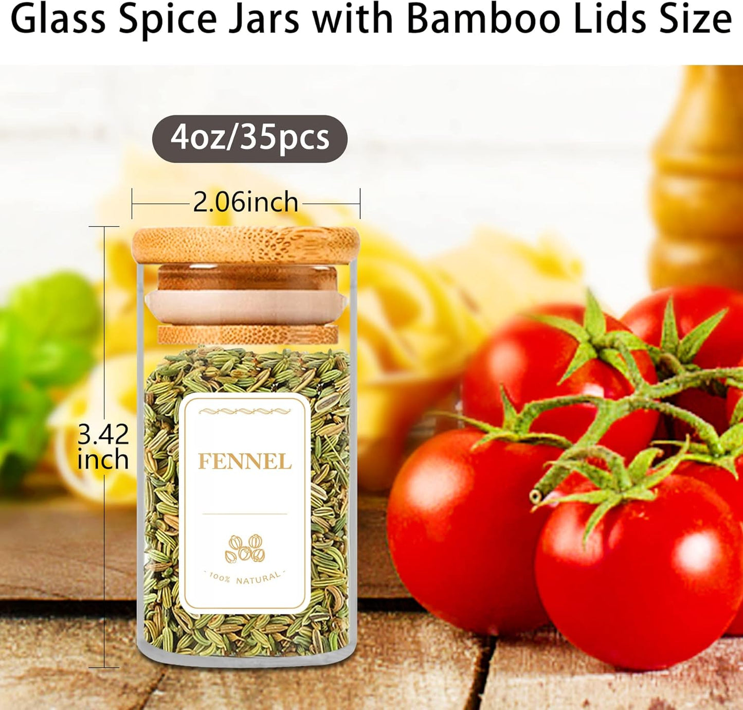 35-piece-4-oz-glass-spice-jars-set-with-bamboo-lids-and-labels---airtight-containers-for-kitchen-pantry-cabinet-drawer-2