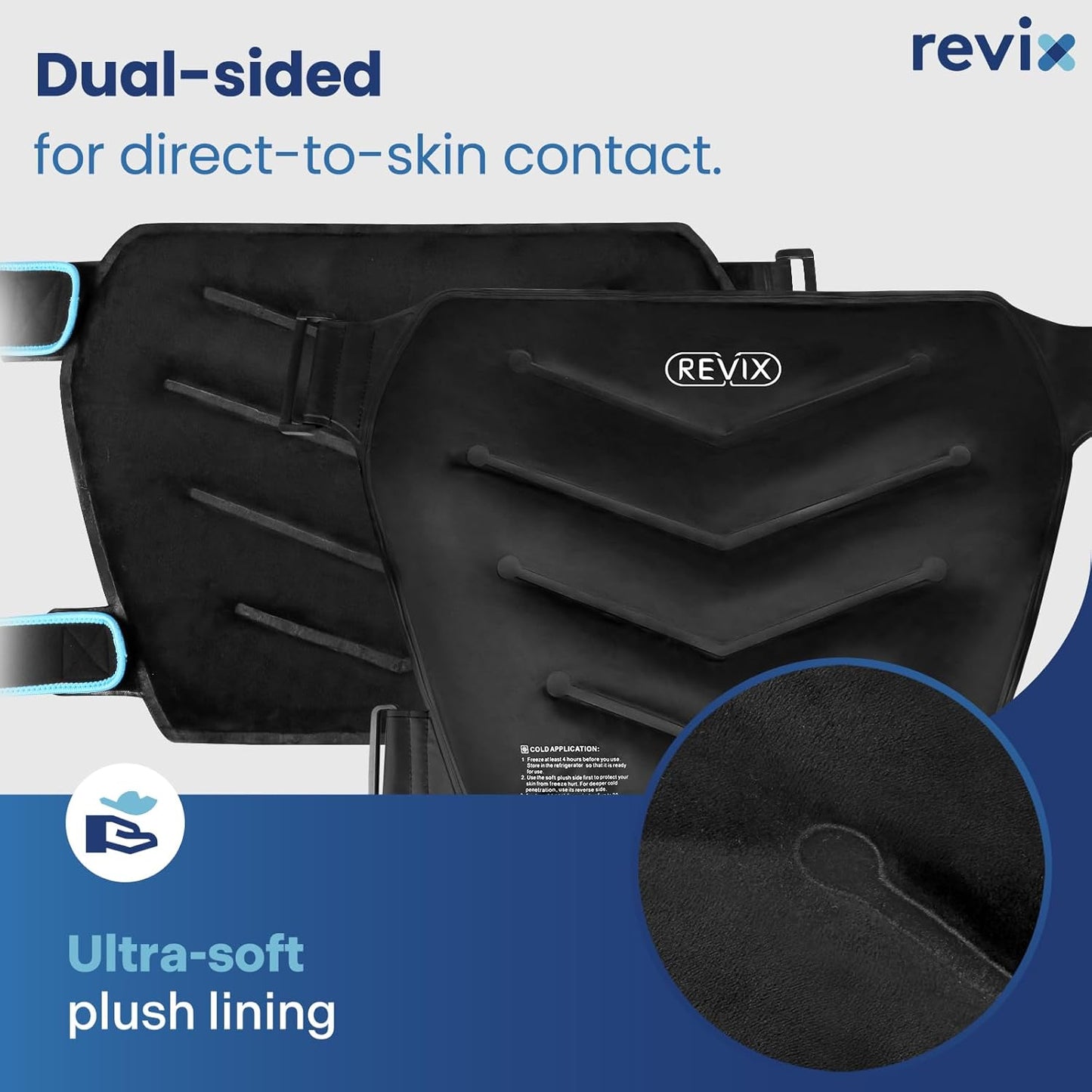 Large Hip Ice Pack Wrap for Surgery Recovery - Reusable Gel Cold Pack for Hip Replacement, Sciatic Nerve Pain Relief, Cold Therapy Compression Wrap for Hip Flexor - Black - Espot.com.au