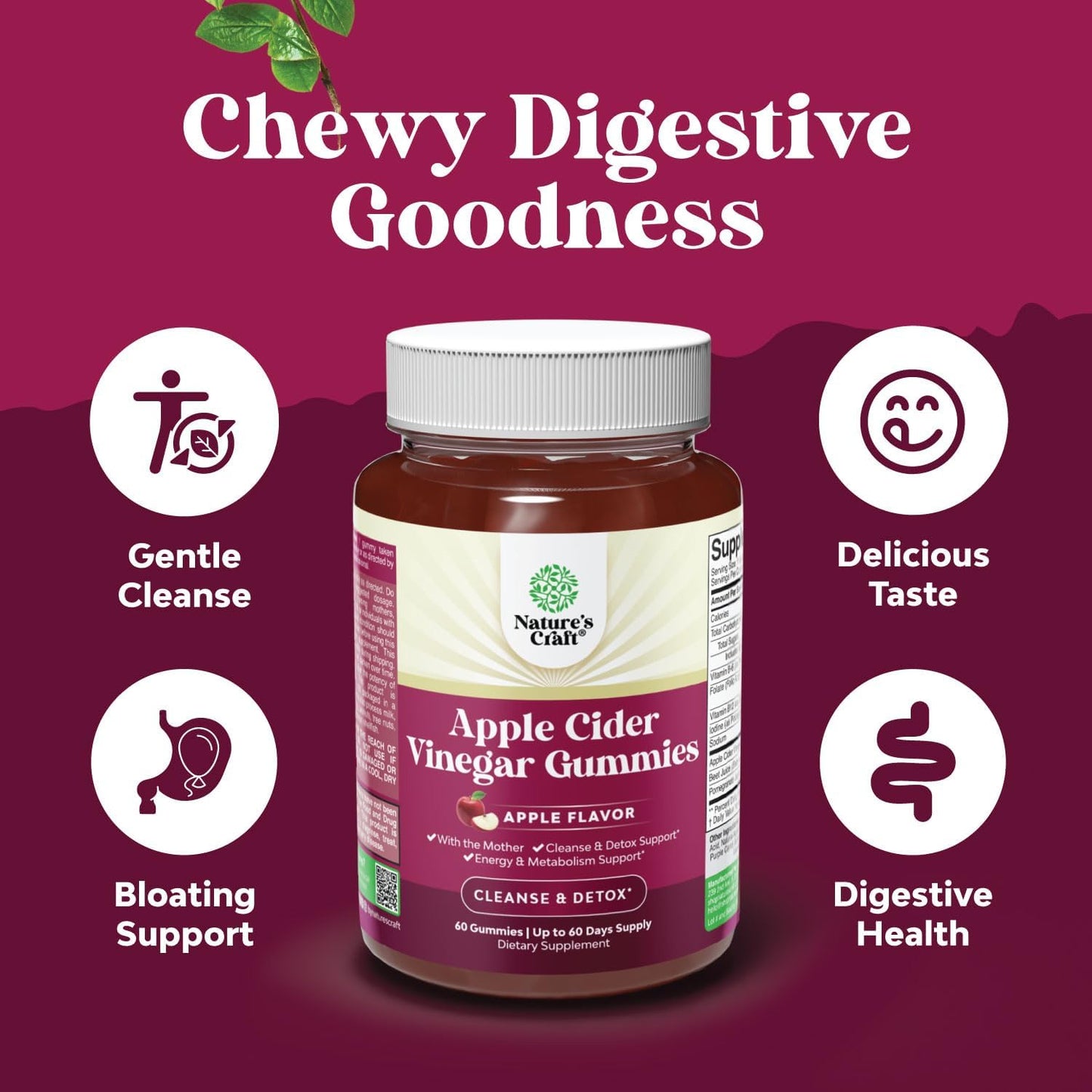 apple-cider-vinegar-gummies-with-the-mother-for-energy-immune-support---2-pack-delicious-gummy-supplement-with-beet-root-powder-for-body-cleanse-gut-health-by-natures-craft-3