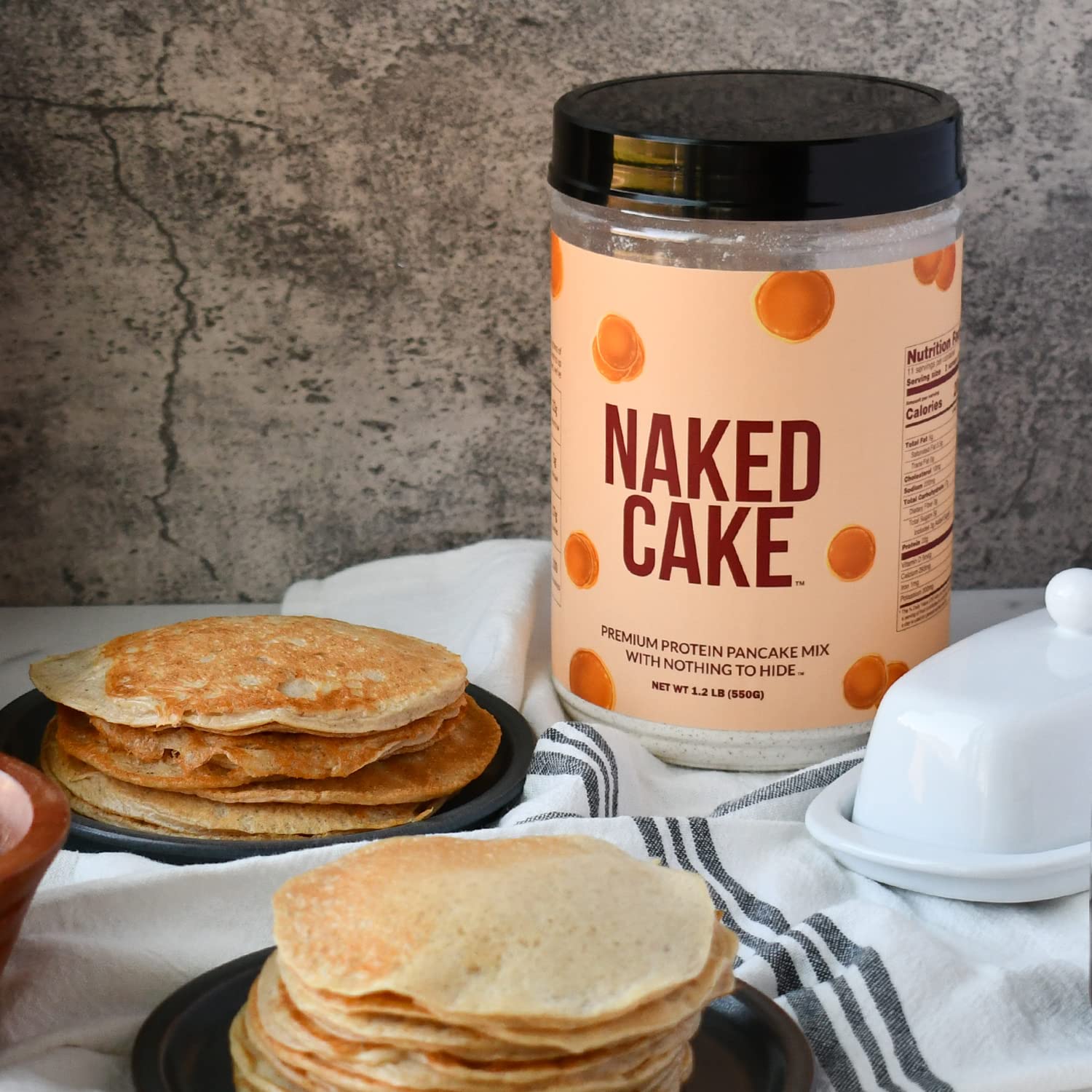 naked-nutrition-high-protein-pancake-waffle-mix---buttermilk-flavor-22g-protein-per-serving-gluten-free-non-gmo---12-lb-2
