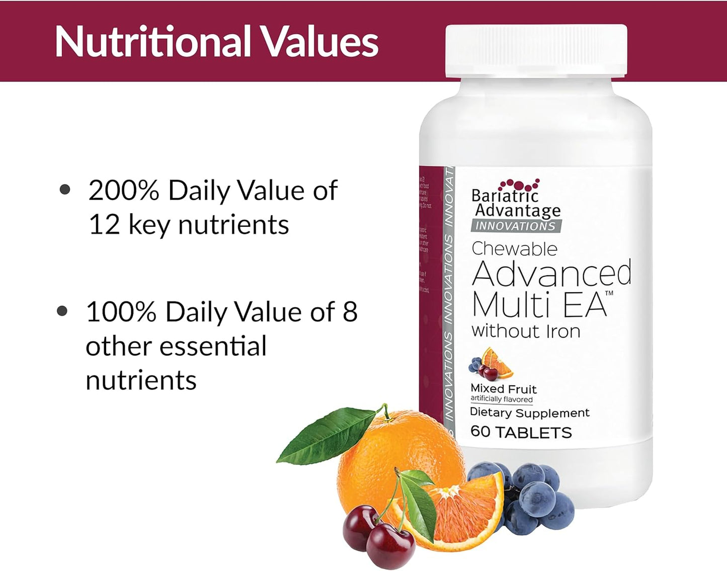 high-potency-bariatric-advantage-chewable-multi-ea-without-iron---daily-multivitamin-for-gastric-bypass-sleeve-gastrectomy-patients---mixed-fruit-60-count-4