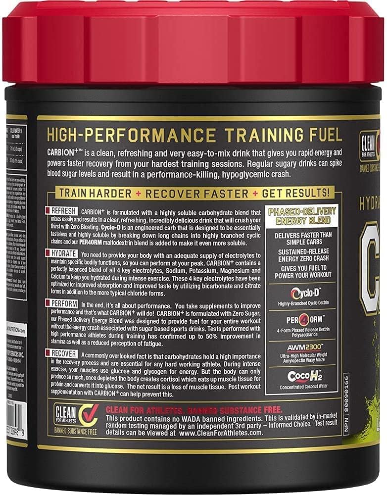 carbion-workout-hydration-supplement-powder---pineapple-mango-flavor-25-servings-electrolytes-for-endurance-recovery-gluten-free-vegan-2