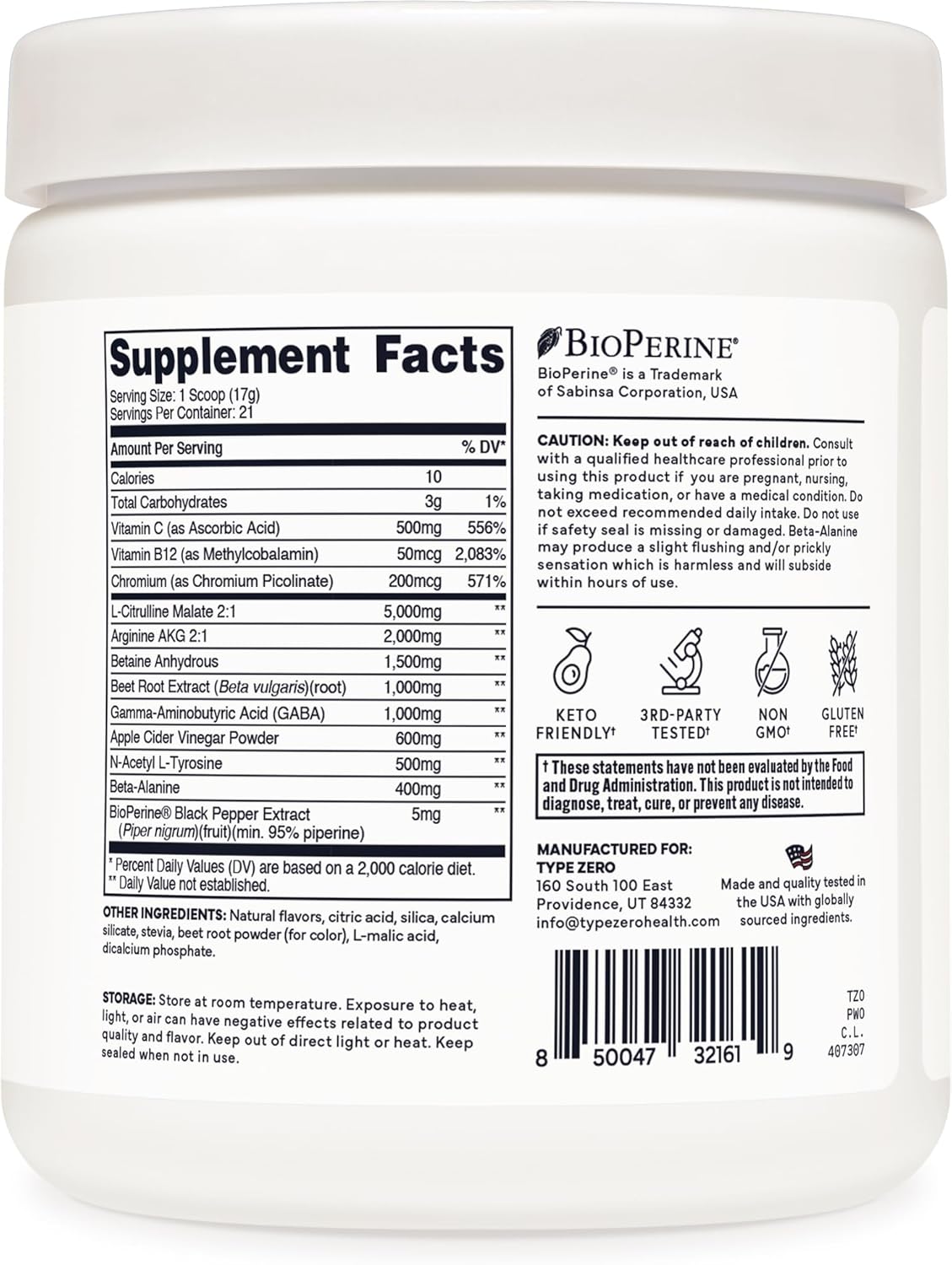 zero-ultra-clean-cherry-limeade-pre-workout-pump-nitric-oxide-booster---caffeine-free-for-men-women-3