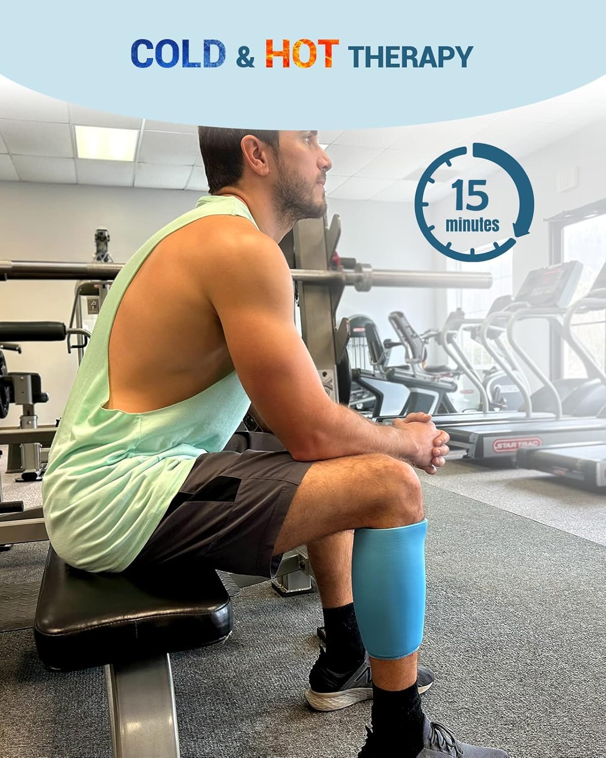 Reusable Knee Ice Pack Wrap for Meniscus Tear, Pain Relief, Arthritis - Cold Compression Sleeve for Knee Support, FSA HSA Eligible - Ideal After Surgery Gift for Men, Women - Comfytemp Technology - Espot.com.au