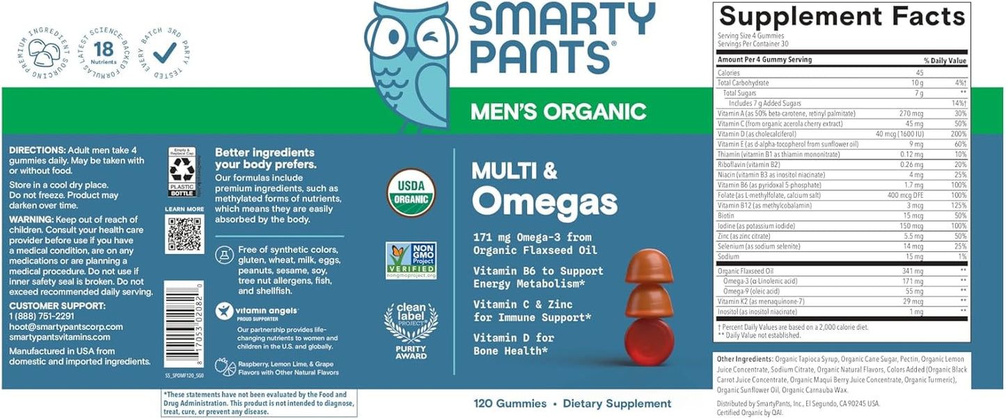 organic-mens-multivitamin-gummies-with-methylfolate-omega-3-vitamin-d3-c-b12-b6-a-k-zinc-and-biotin-for-immune-support---vegetarian-formula-120-gummies-30-day-supply-2