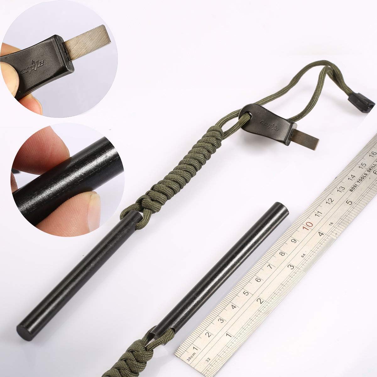 bayite-4-inch-survival-flint-fire-starter-ferro-rod-kit-with-3-striker-pro-hss-strikers---outdoor-emergency-tool-pack-6