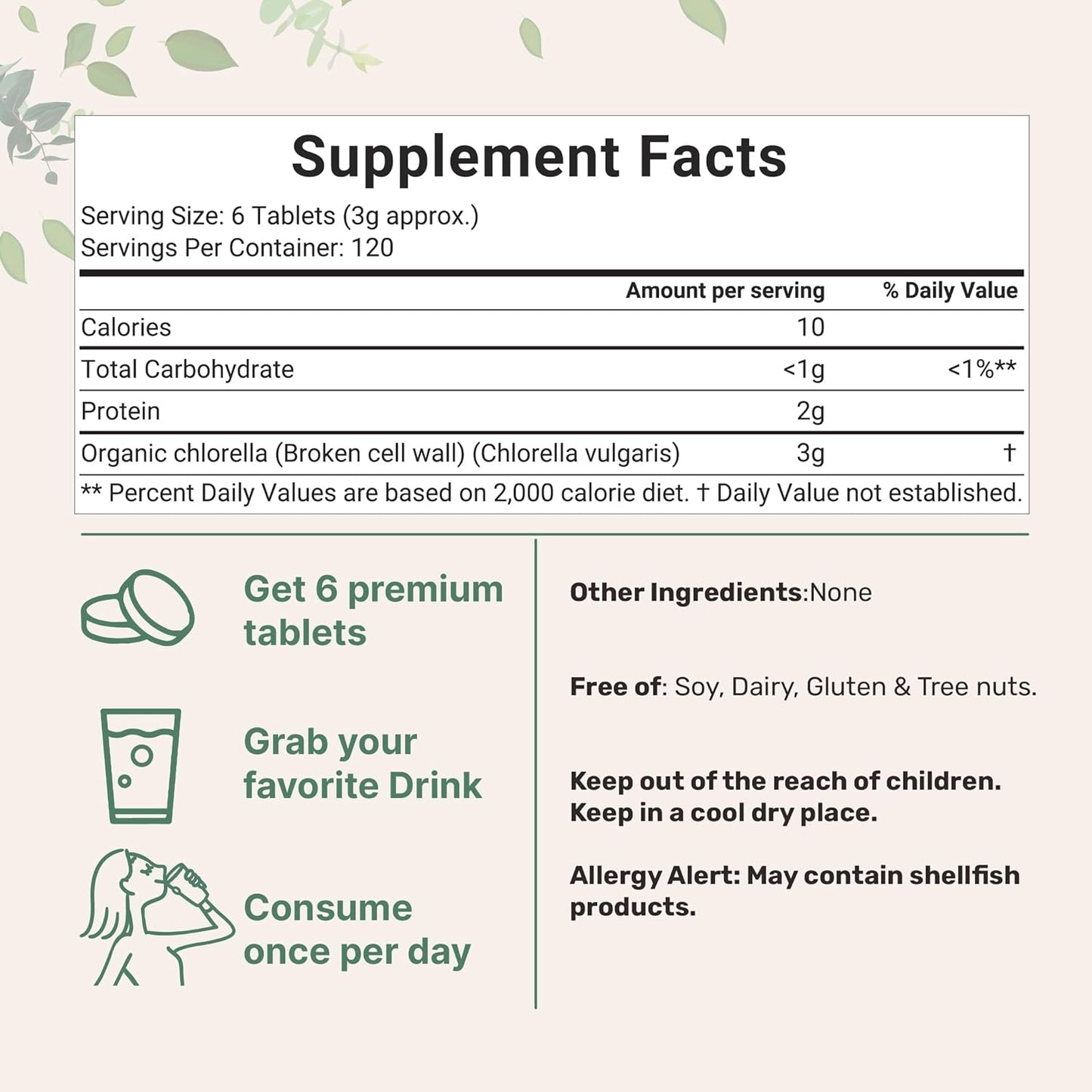 organic-chlorella-tablets-500mg---720-tabs-360g-4-month-supply-rich-in-protein-vitamins-non-gmo-superfood-with-broken-cell-wall-vegan-friendly-3