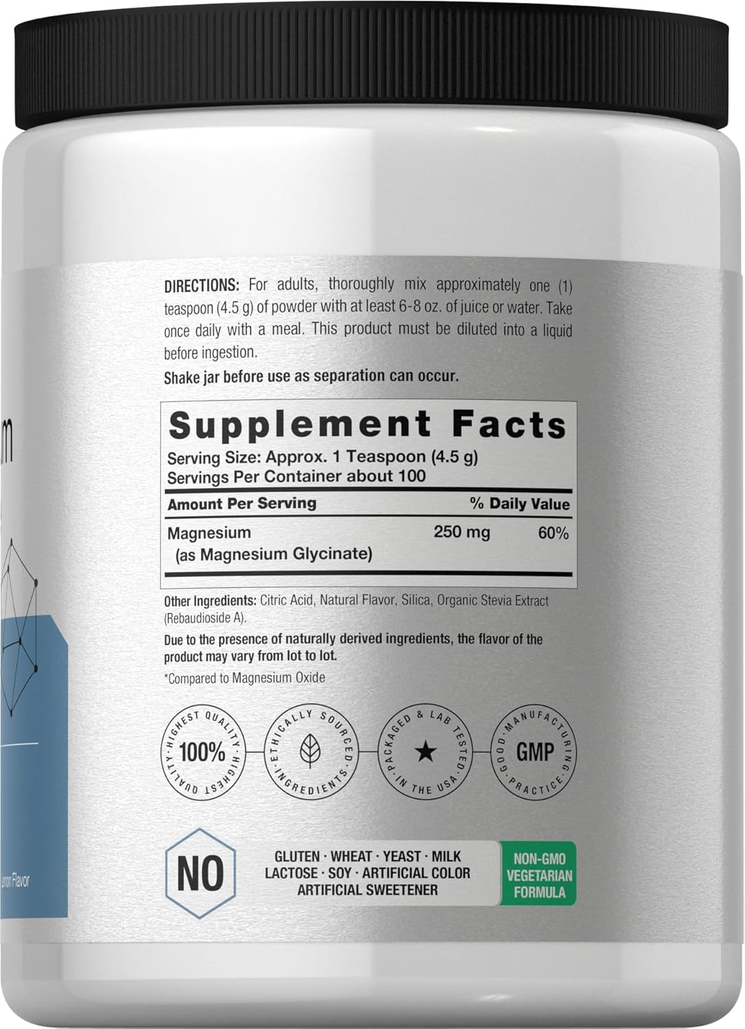 1-lb-lemon-flavored-horbach-magnesium-glycinate-powder-for-superior-absorption---non-gmo-gluten-free-2