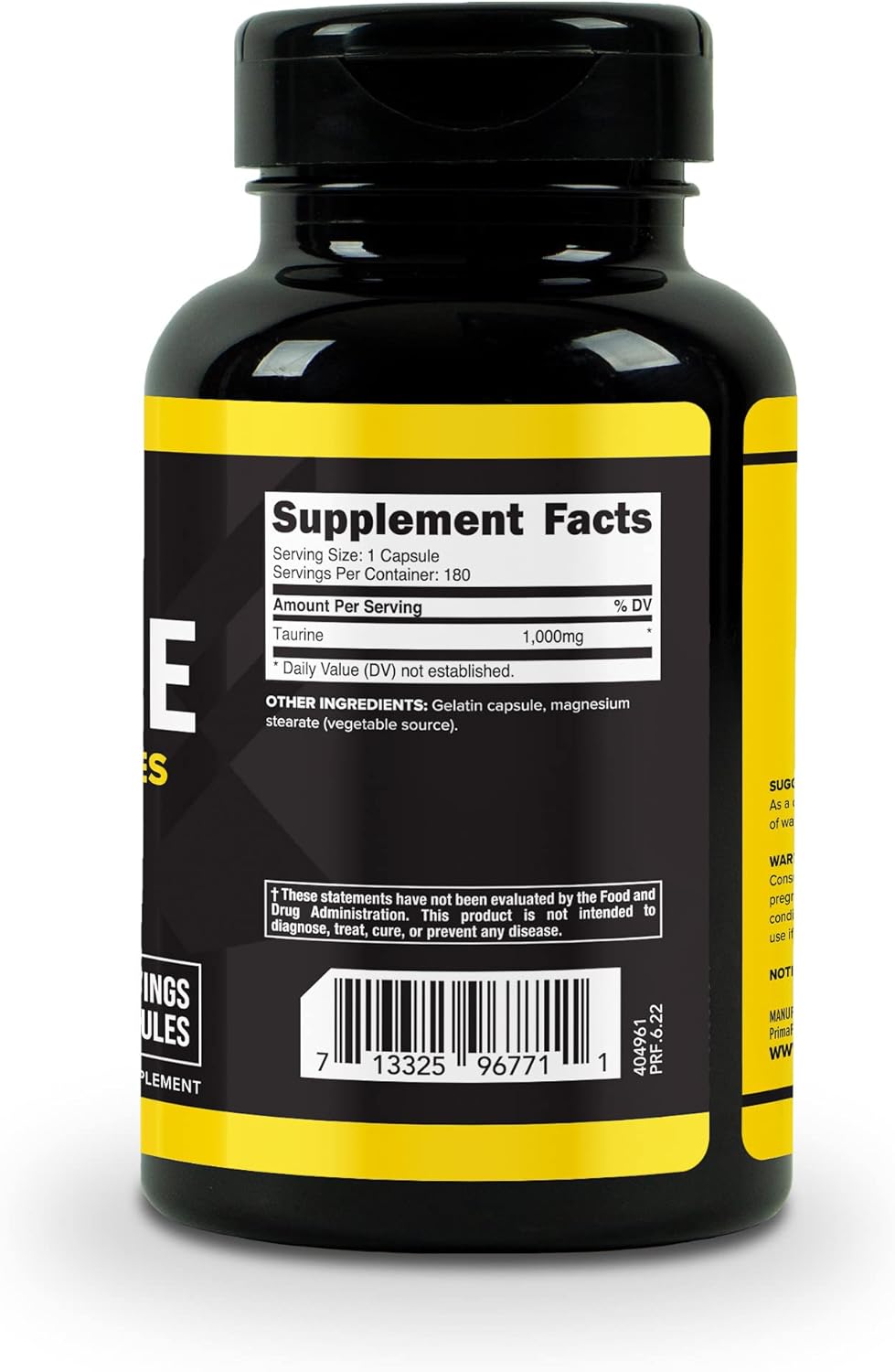 180-primaforce-taurine-1000mg-capsules---non-gmo-gluten-free-supplement-4