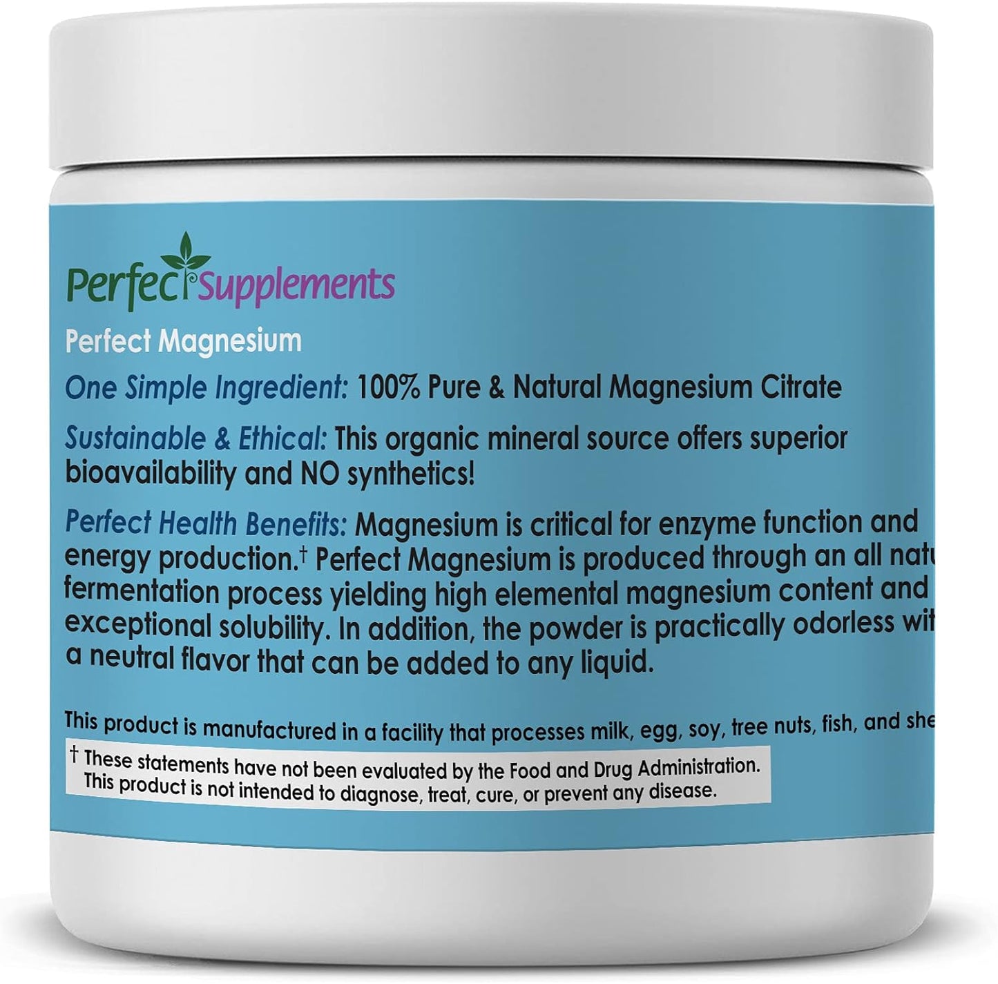 High-Quality Perfect Magnesium Citrate Powder - 270g for Improved Wellness and Vitality - Espot.com.au