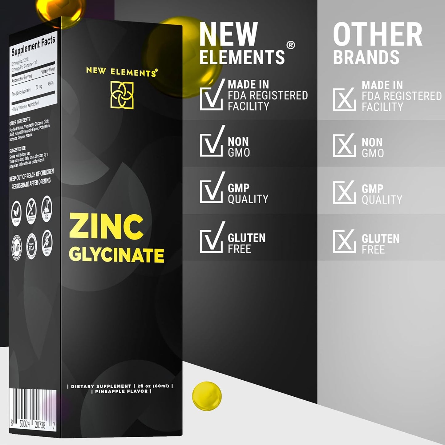 liquid-zinc-glycinate-drops-50mg-for-adults---immune-health-metabolism-skin---non-gmo-vegan-gluten-free---new-elements-zinc-supplement-7