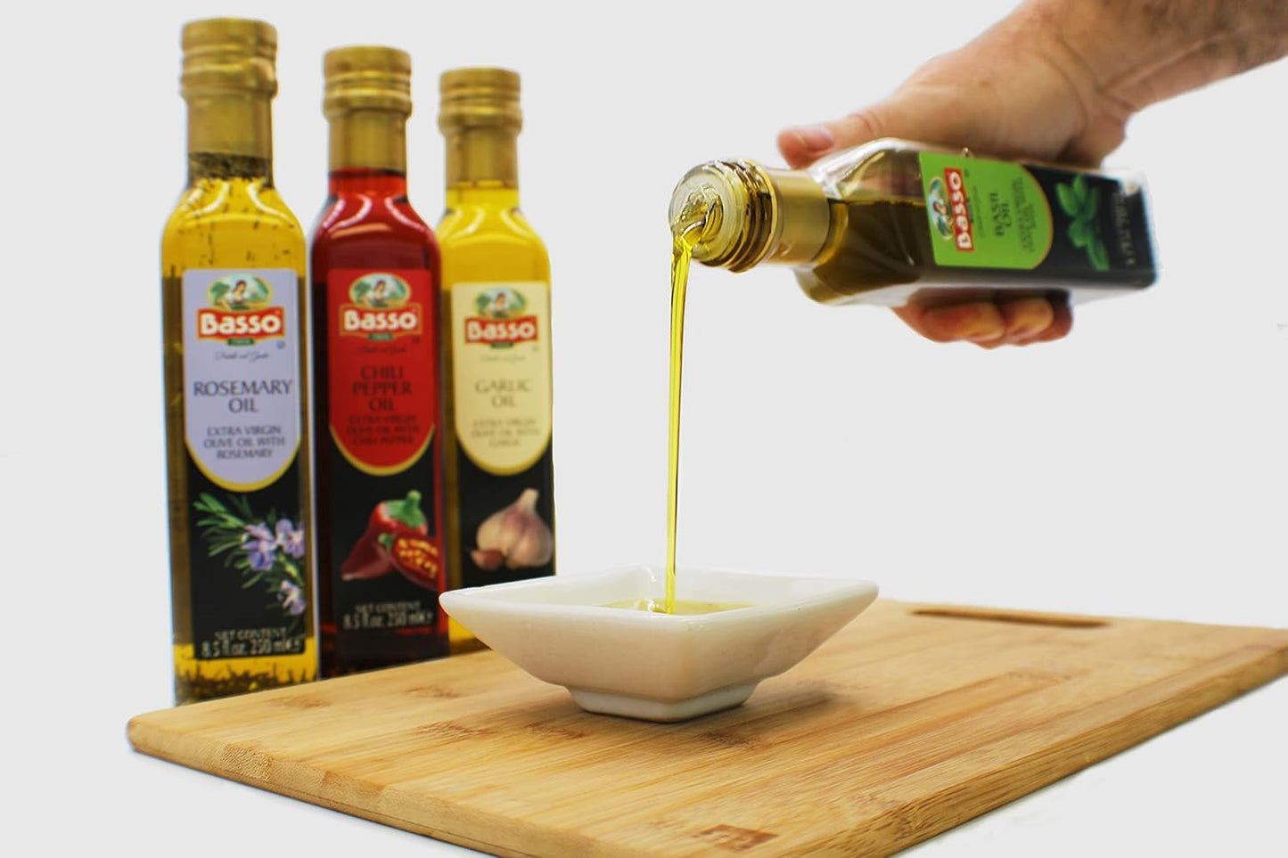 basso-1904-infused-extra-virgin-olive-oil-gift-box-set---first-cold-pressed-variety-pack---4-bottles-x-85-floz-250ml---naturally-infused-for-dipping-tasting-8