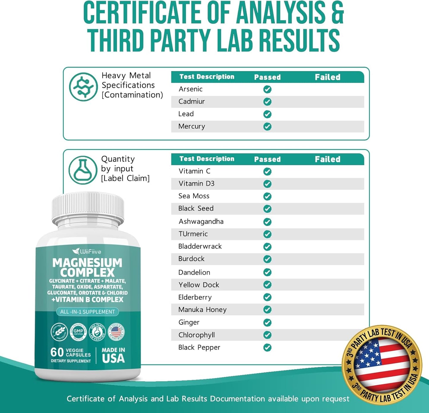 wiifiive-magnesium-complex-supplement-with-vitamin-b-for-max-absorption---gluten-free-and-non-gmo---141mg-clycinate-228mg-oxide-585mg-malate-624mg-citrate---includes-orotate-glycina-taurate-chloride-aspartate-gluconate-6