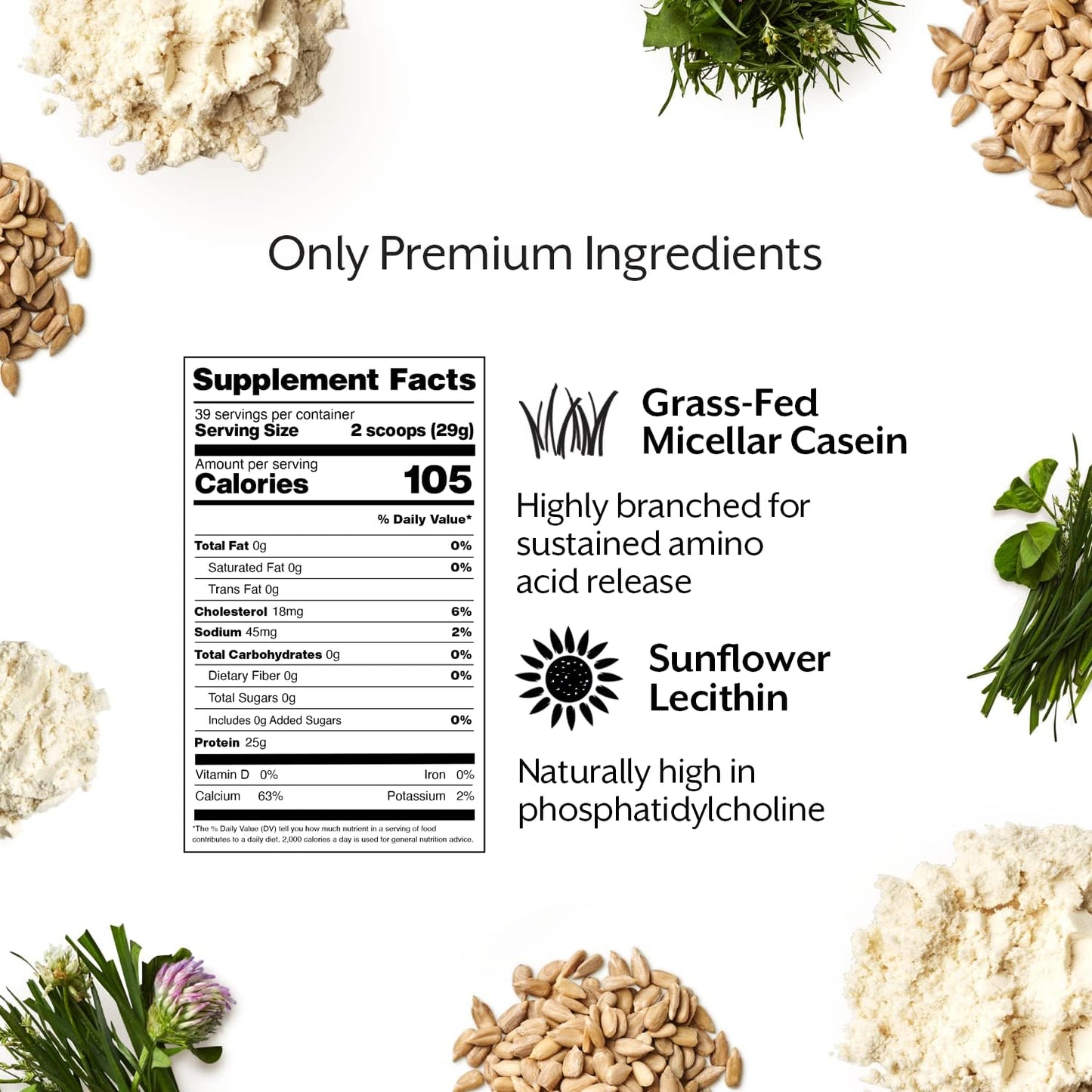5lb-bulk-unflavored-casein-protein-powder---grass-fed-all-natural---slow-recovery-post-workout---gluten-free---great-for-shakes-smoothies-baking-cooking-4
