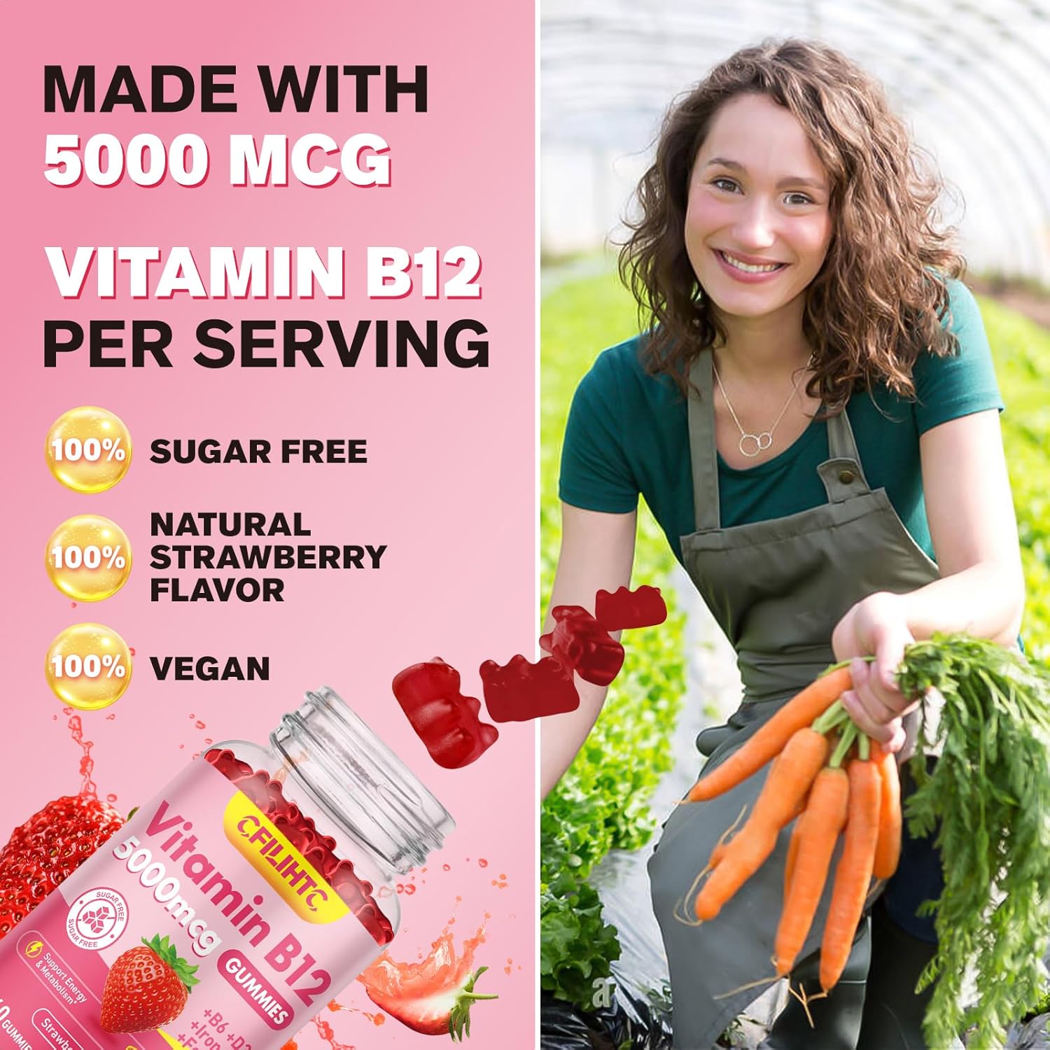 5000mcg-methyl-b12-gummies-with-vitamin-b6-d3-iron-folate-for-adults---energy-metabolism-boost-mood-support-immune-nervous-system---sugar-free-strawberry-gummies-for-women-men-4