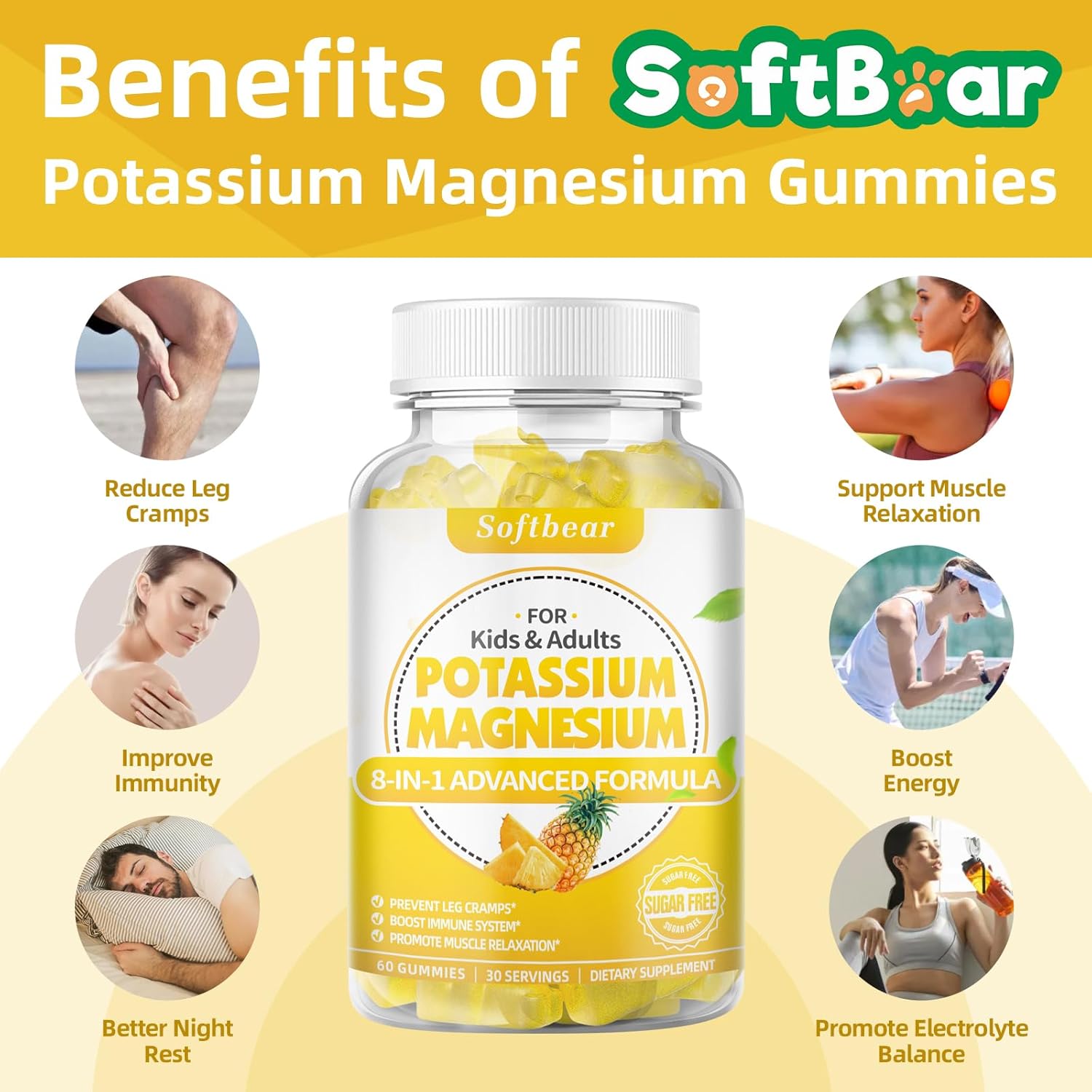 vegan-sugar-free-potassium-gummies-with-magnesium-vitamin-b6-coq10-for-leg-cramps-muscle-health---pineapple-flavor---60-gummies-3