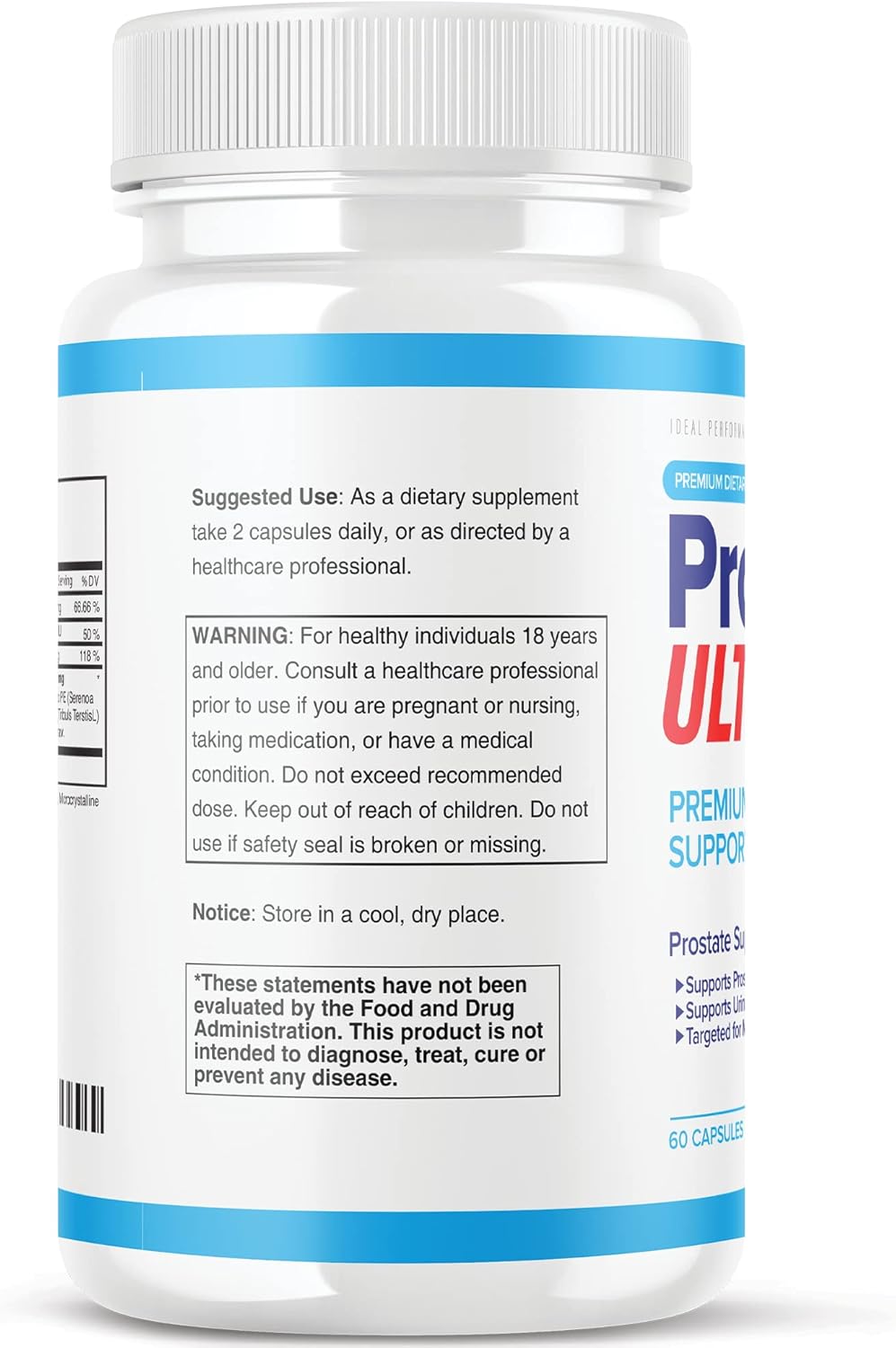2 Pack Prostate Ultra Supplements for Men - Ideal Performance Prostate Health Formula with 120 Capsules - Espot.com.au