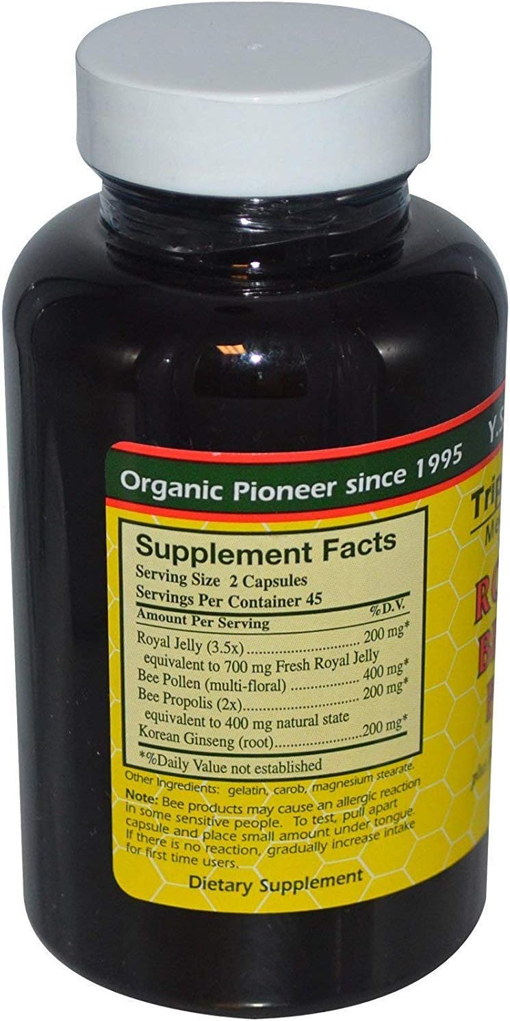 4-pack-ys-eco-bee-farms-royal-jelly-bee-pollen-propolis-with-korean-ginseng---90-capsules-5