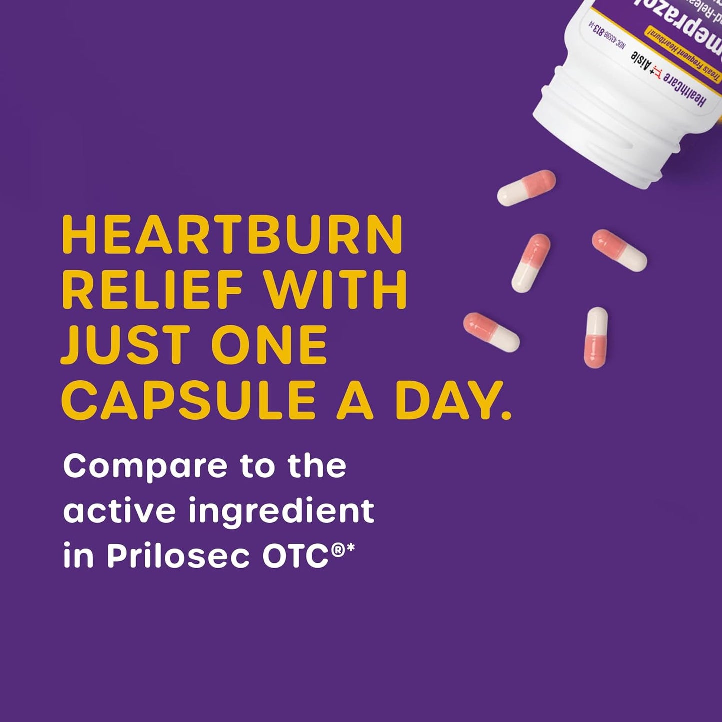 Omeprazole 20 mg - 14 Delayed-Release Capsules - Acid Reducer for Frequent Heartburn - HealthCareAisle - Espot.com.au