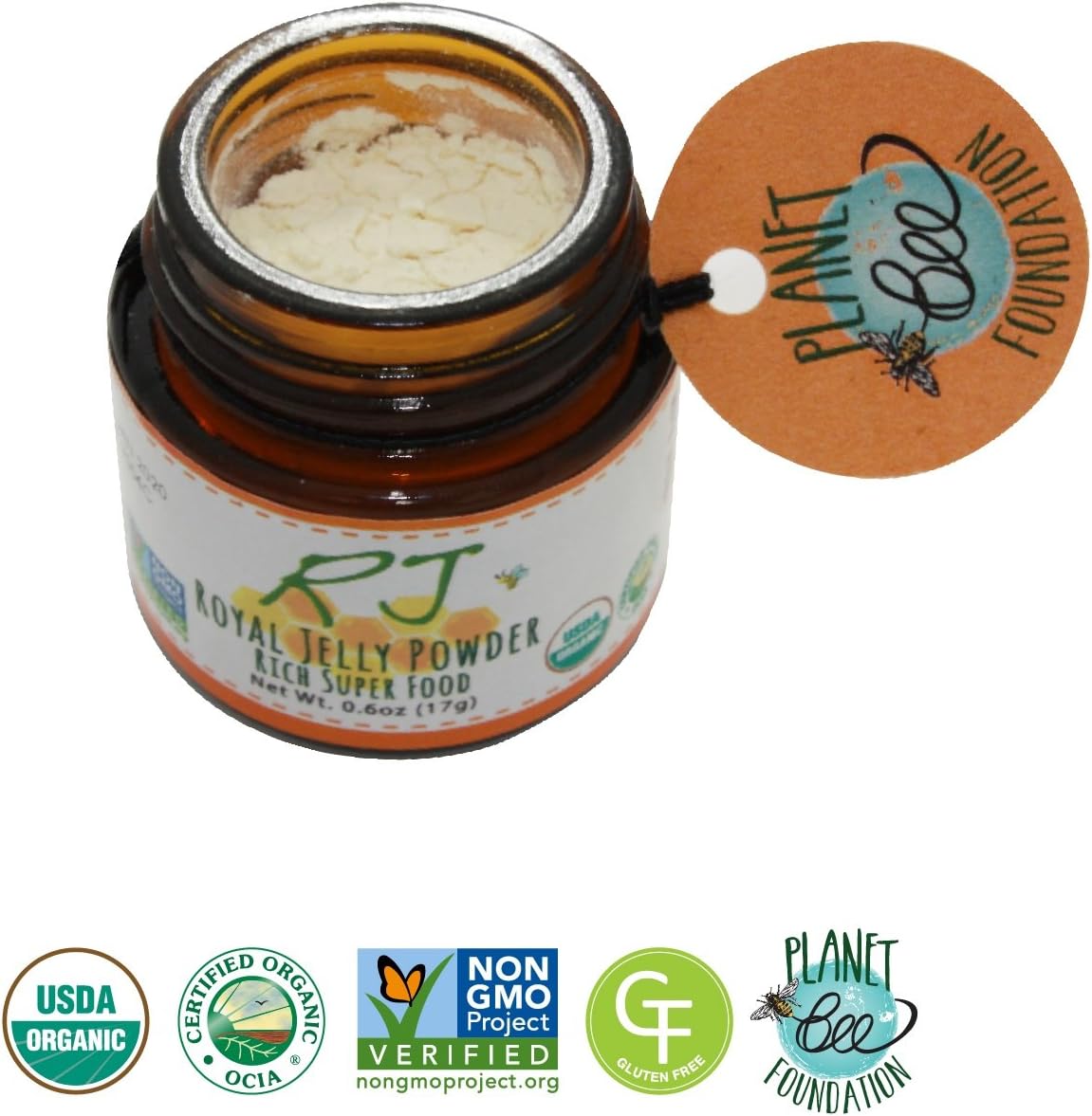 organic-greenbow-royal-jelly-powder---100-usda-certified-non-gmo-gluten-free-freeze-dried---nutrition-packed-superfood---17g-4